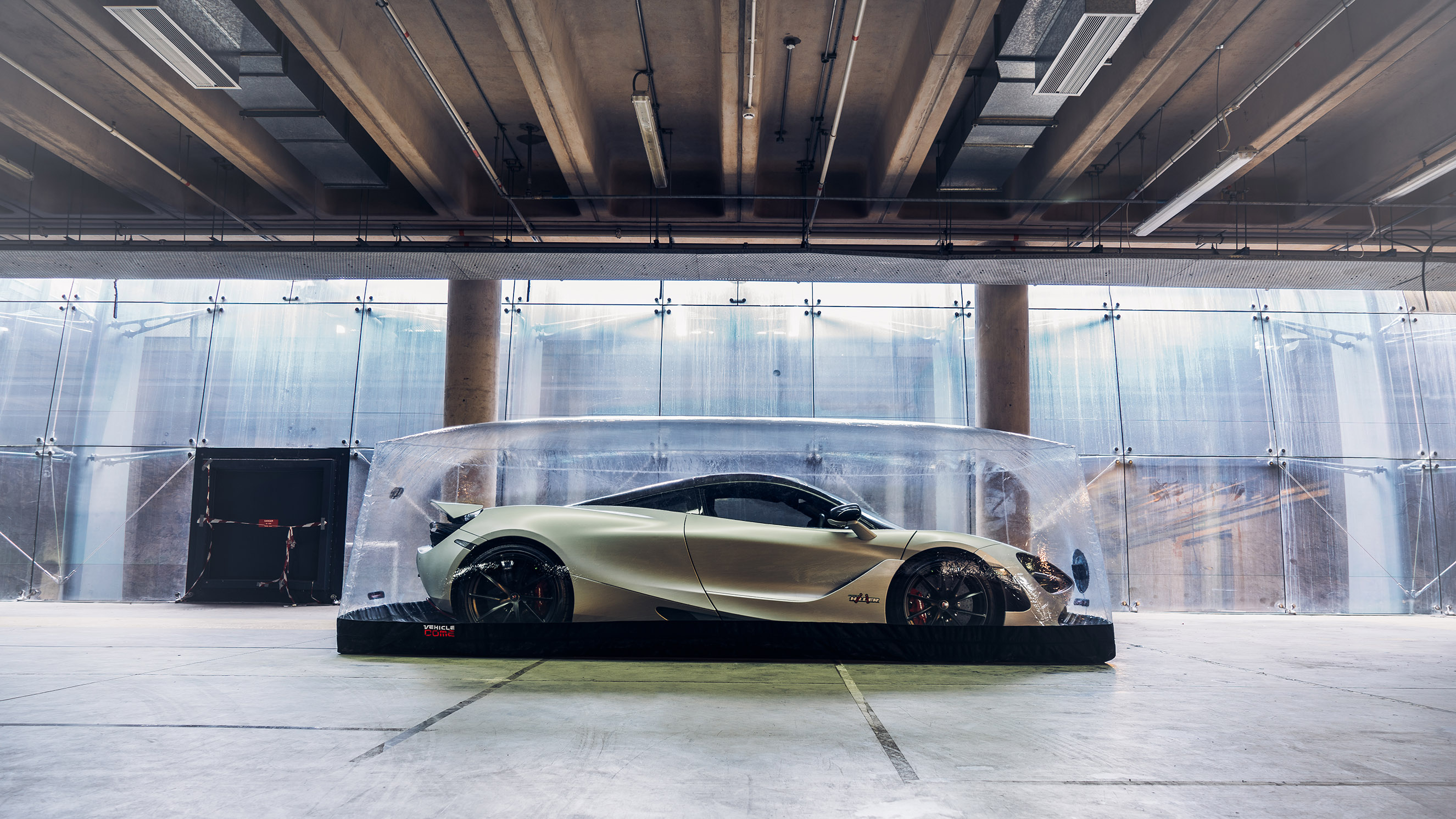 McLaren 720s in a Vehicle Dome